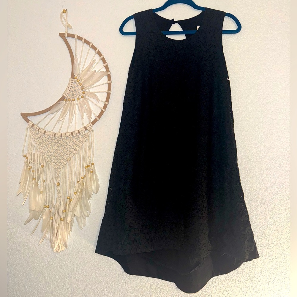 NWT Uncle Frank black lace Sleeveless dress
